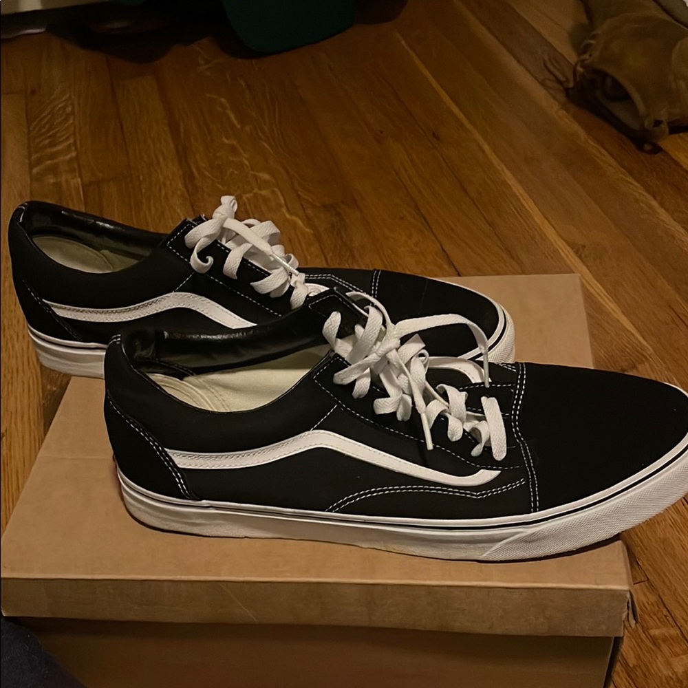 Kids Black and White Sneakers